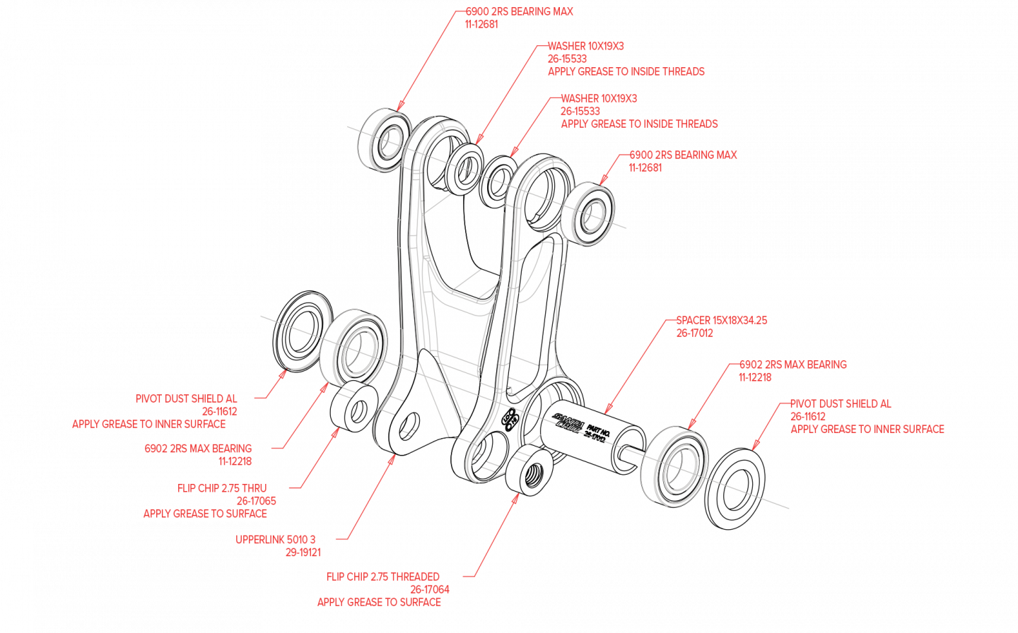 Exploded Diagram of Aluminum