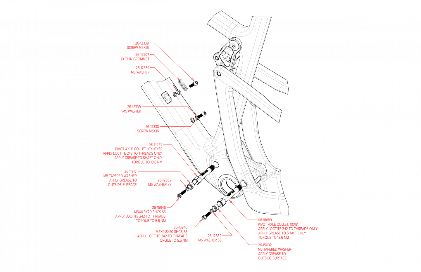 Exploded Diagram of Blur Blur V3