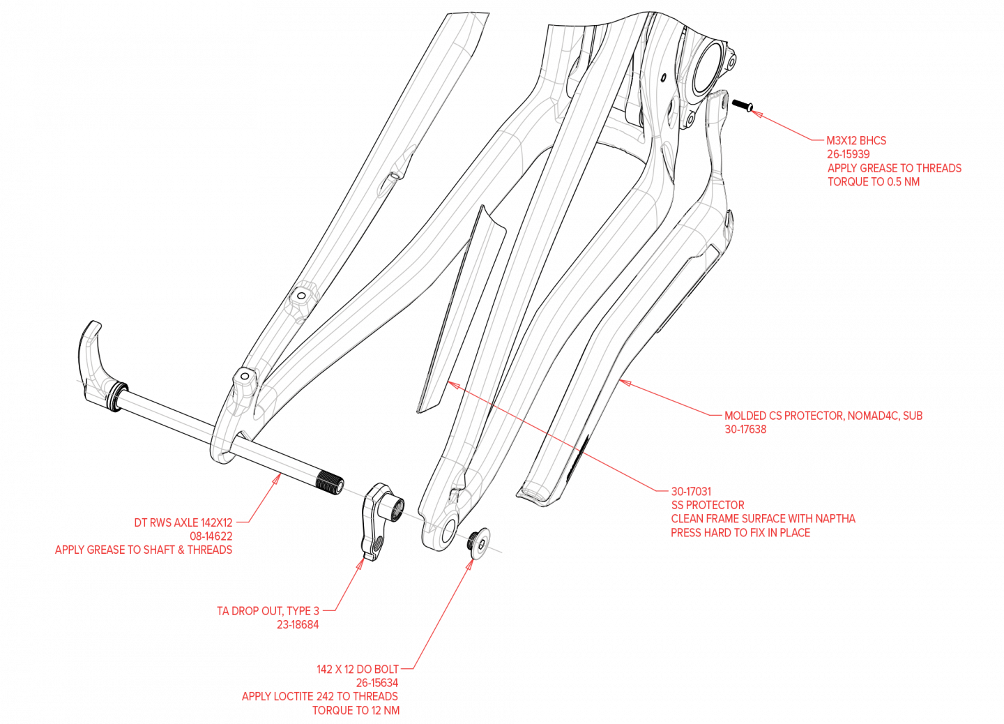 Exploded Diagram of Bronson