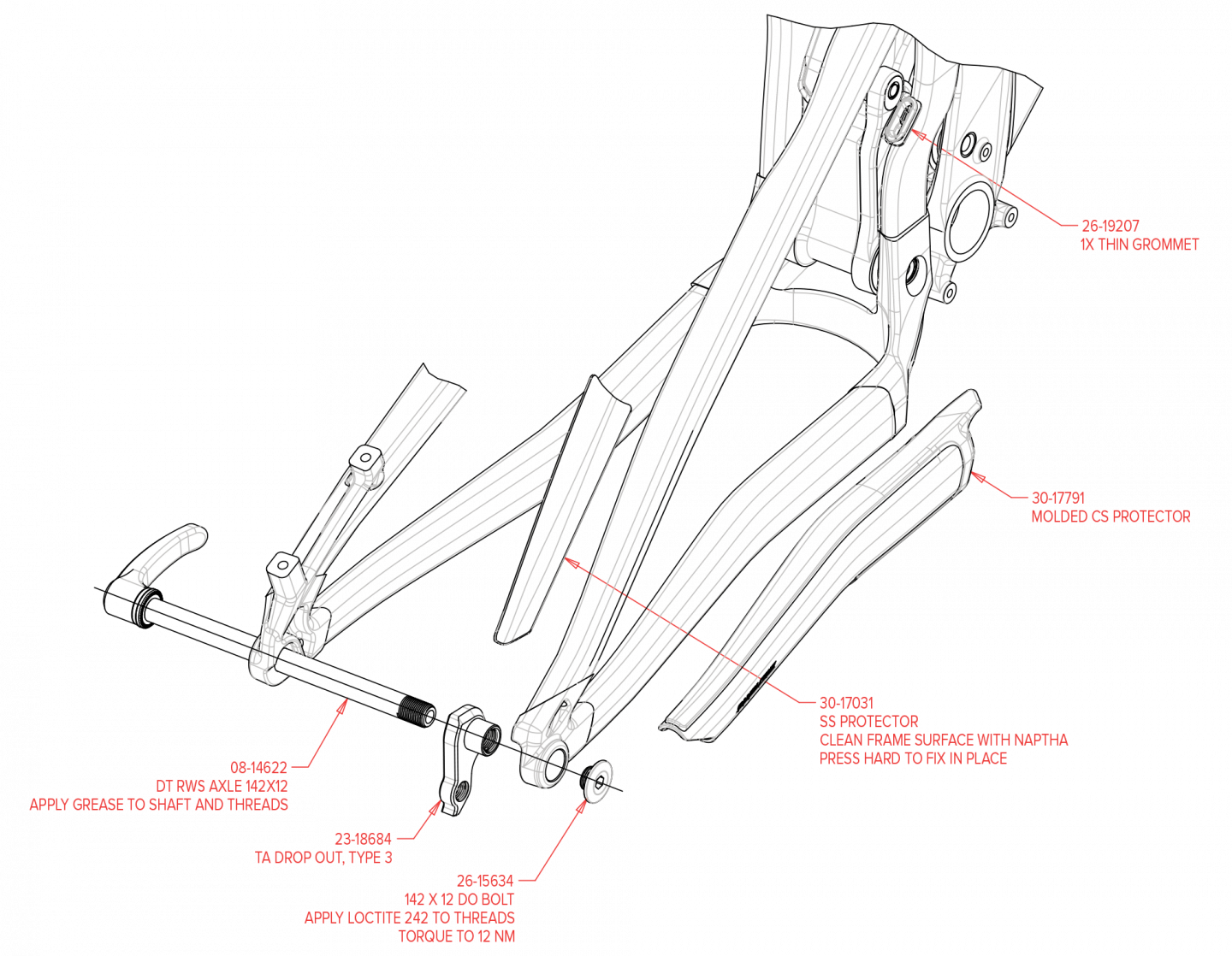 Exploded Diagram of Bronson Bronson Aluminum
