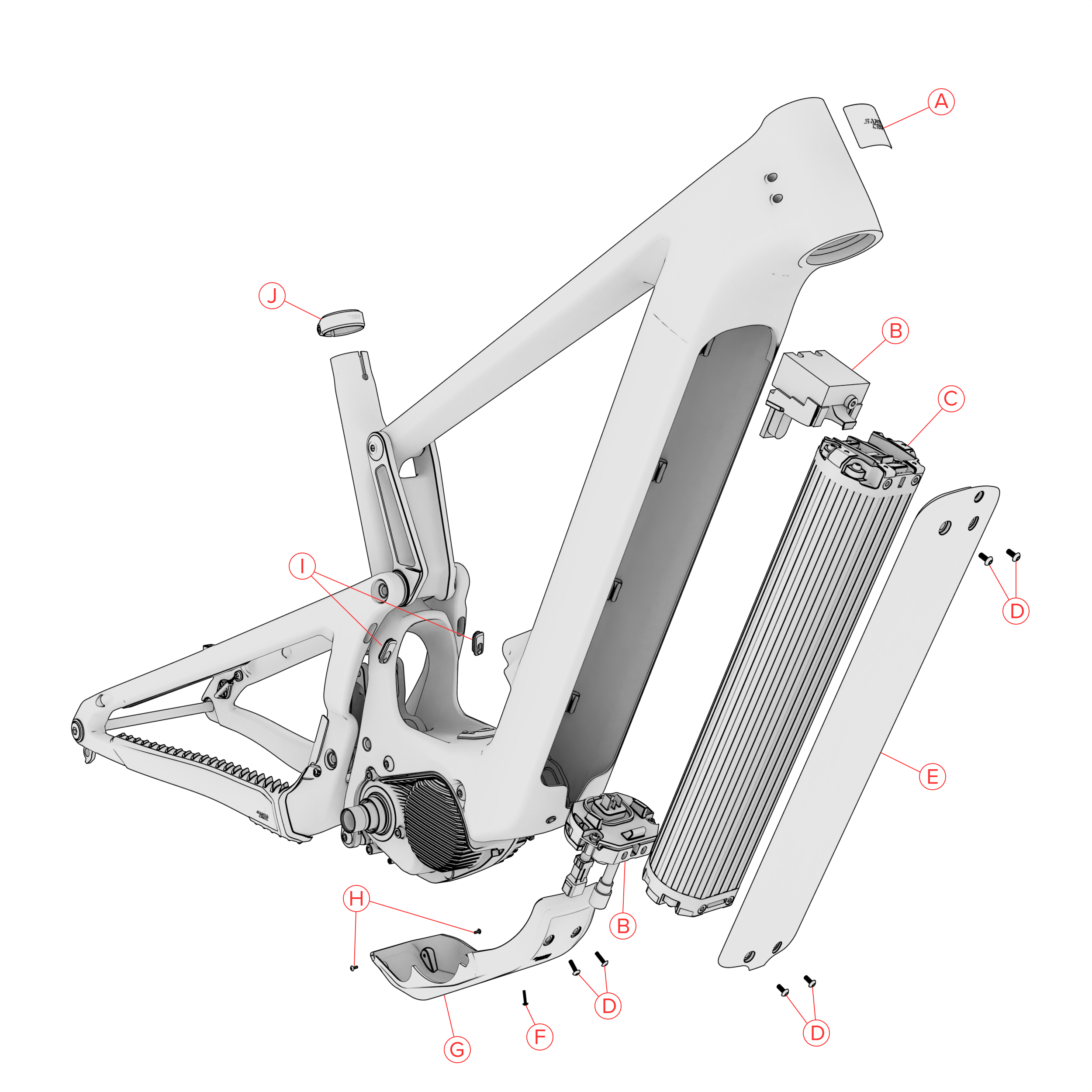 Exploded Diagram of Bullit
