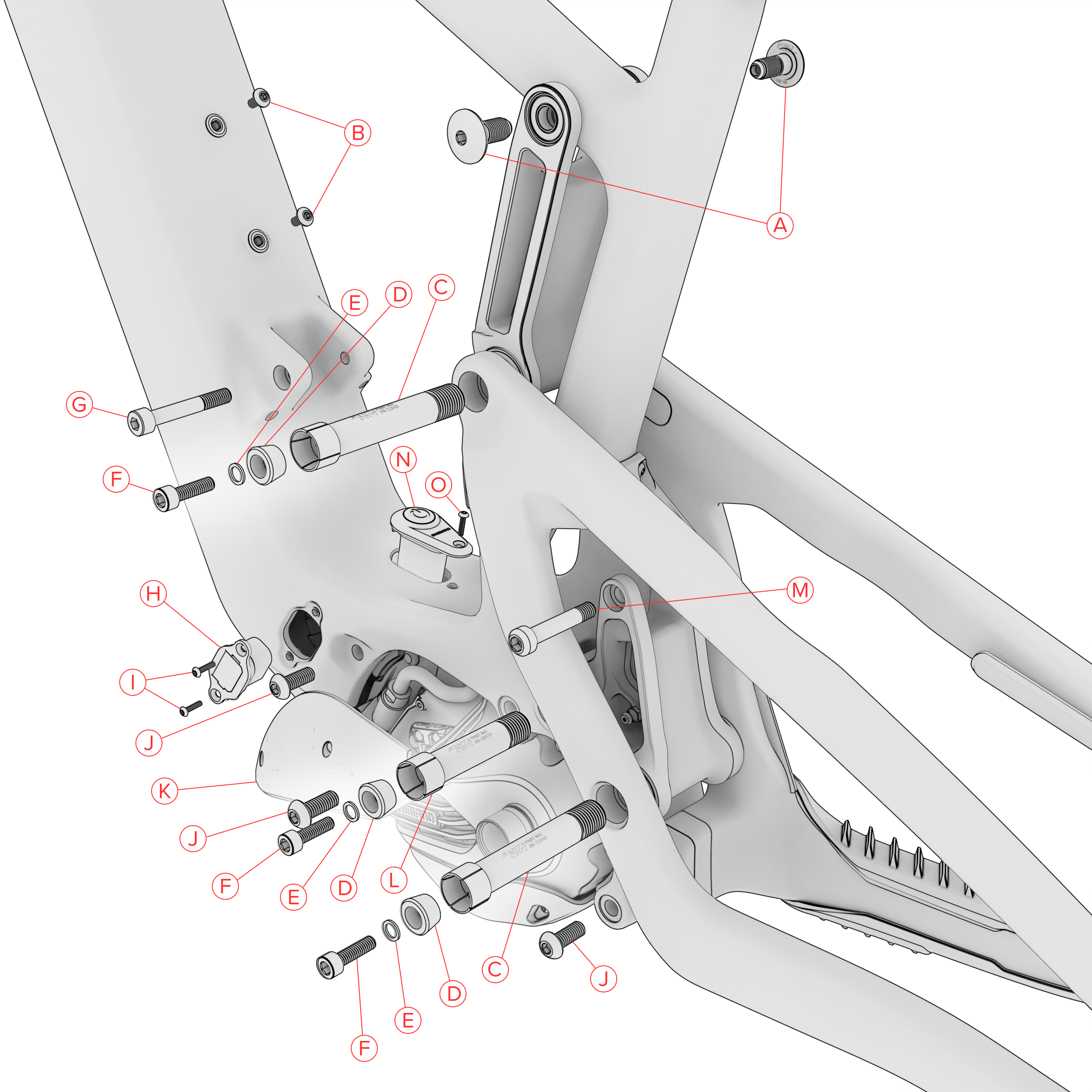 Exploded Diagram of Bullit