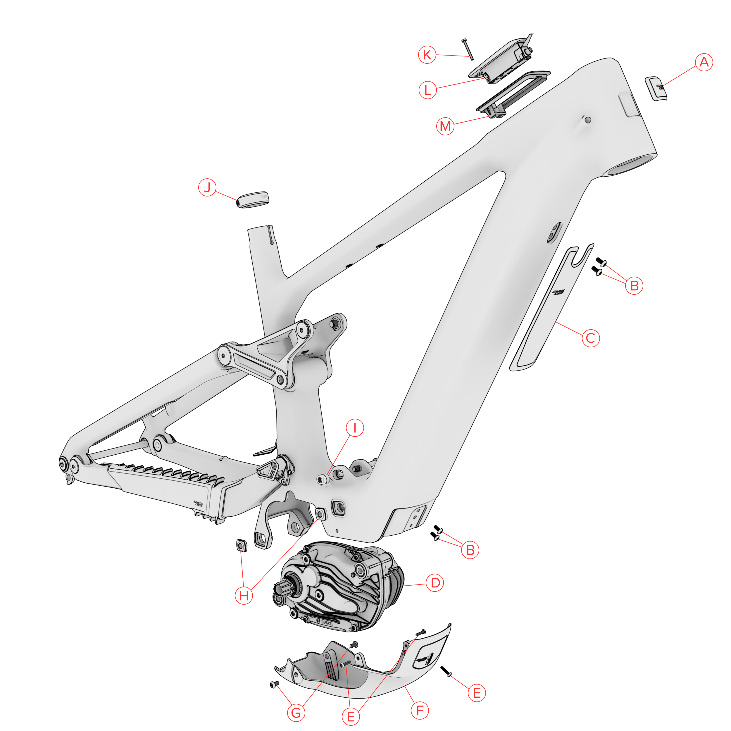 Exploded Diagram of Bullit