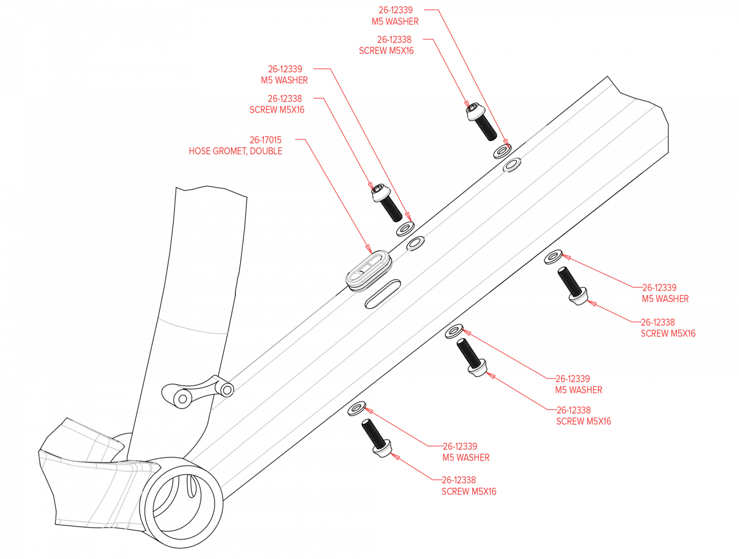 Exploded Diagram of Chameleon Aluminum