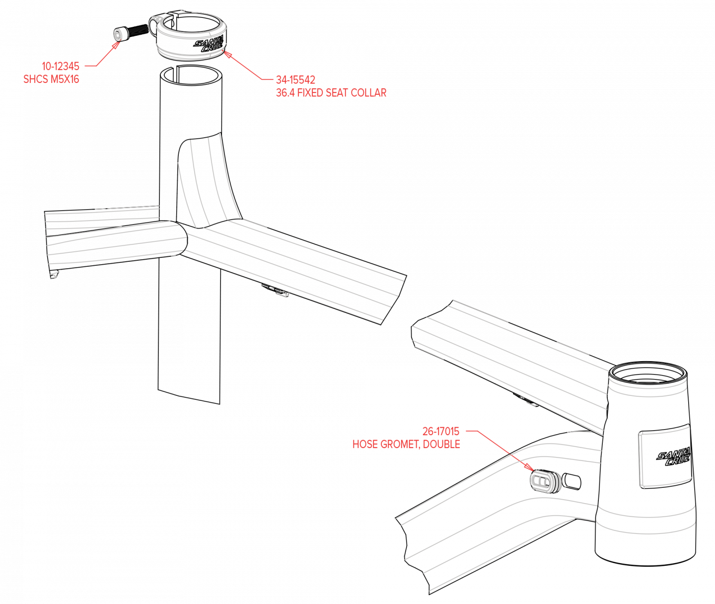 Exploded Diagram of Chameleon Aluminum