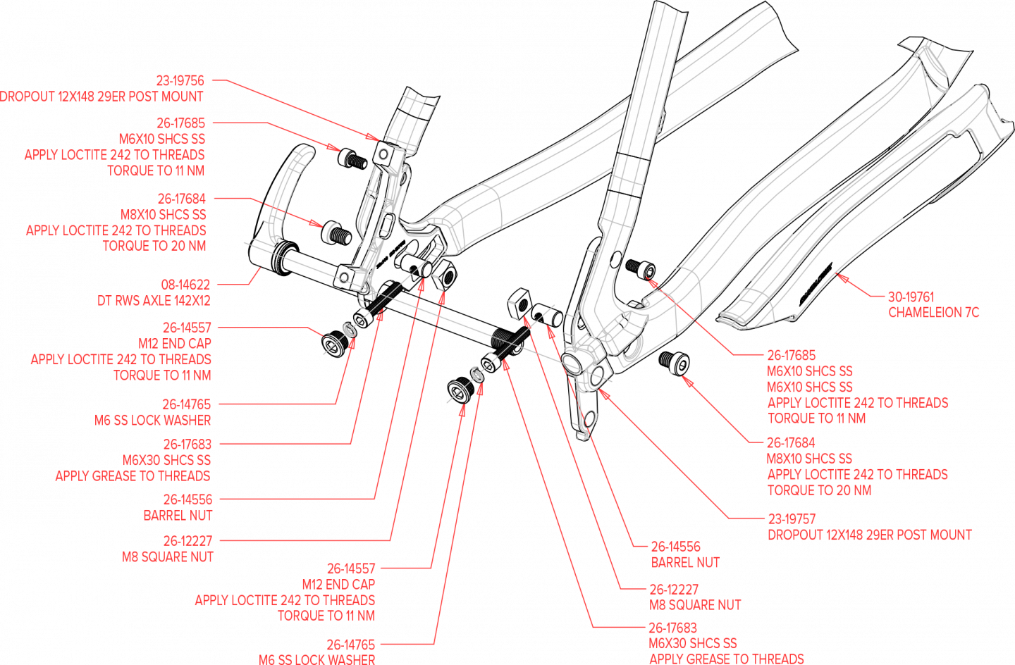 Exploded Diagram of Chameleon