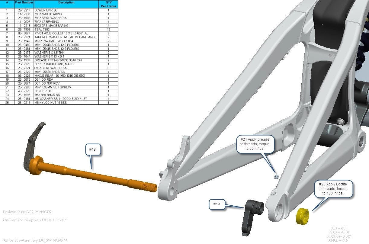 Exploded Diagram of Driver