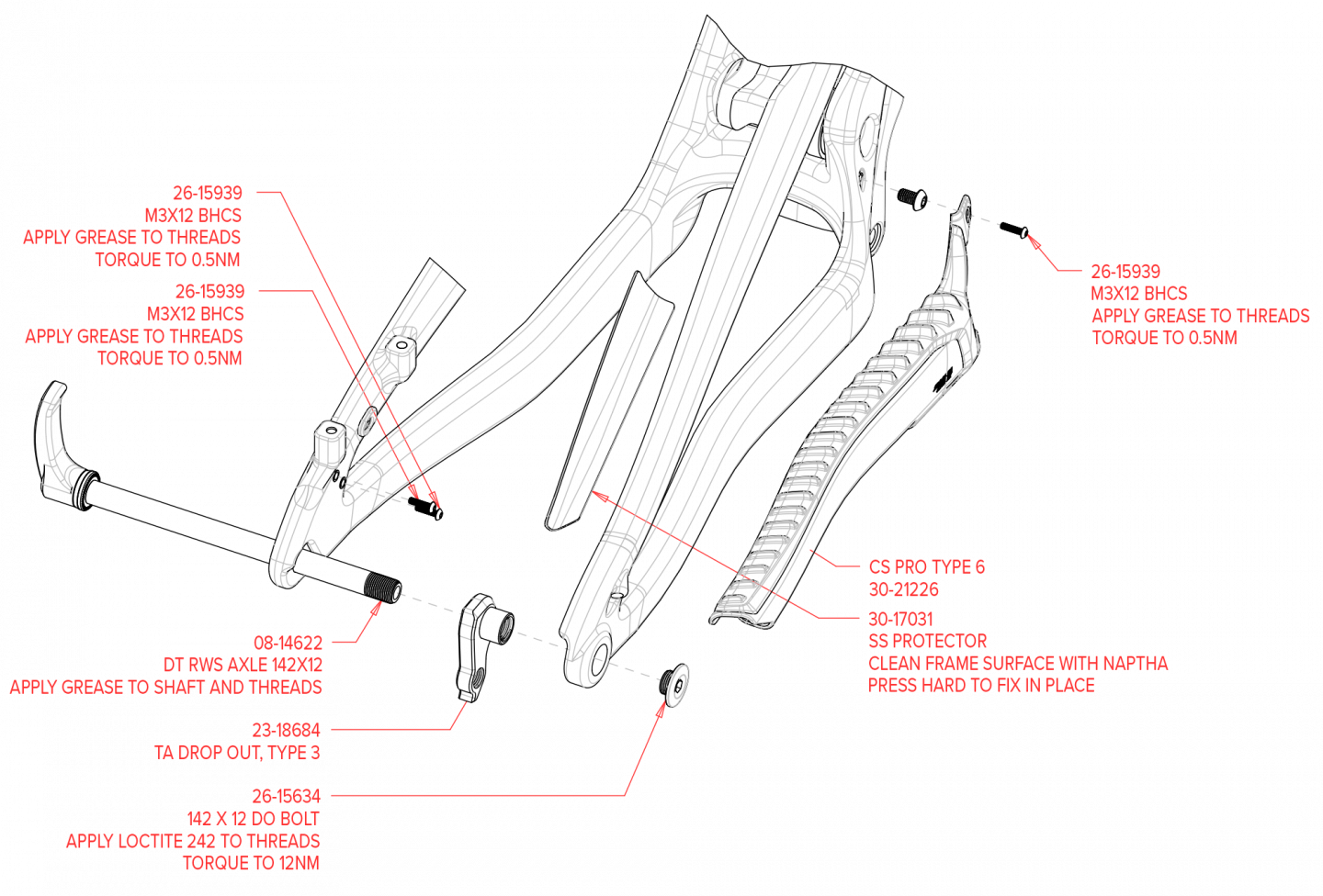 Exploded Diagram of Heckler