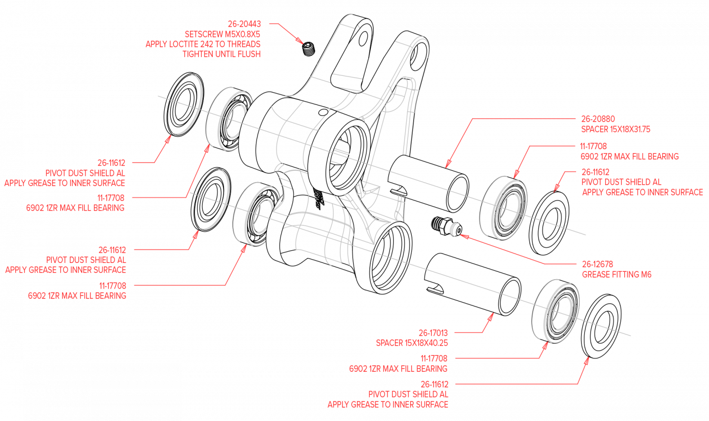 Exploded Diagram of Heckler