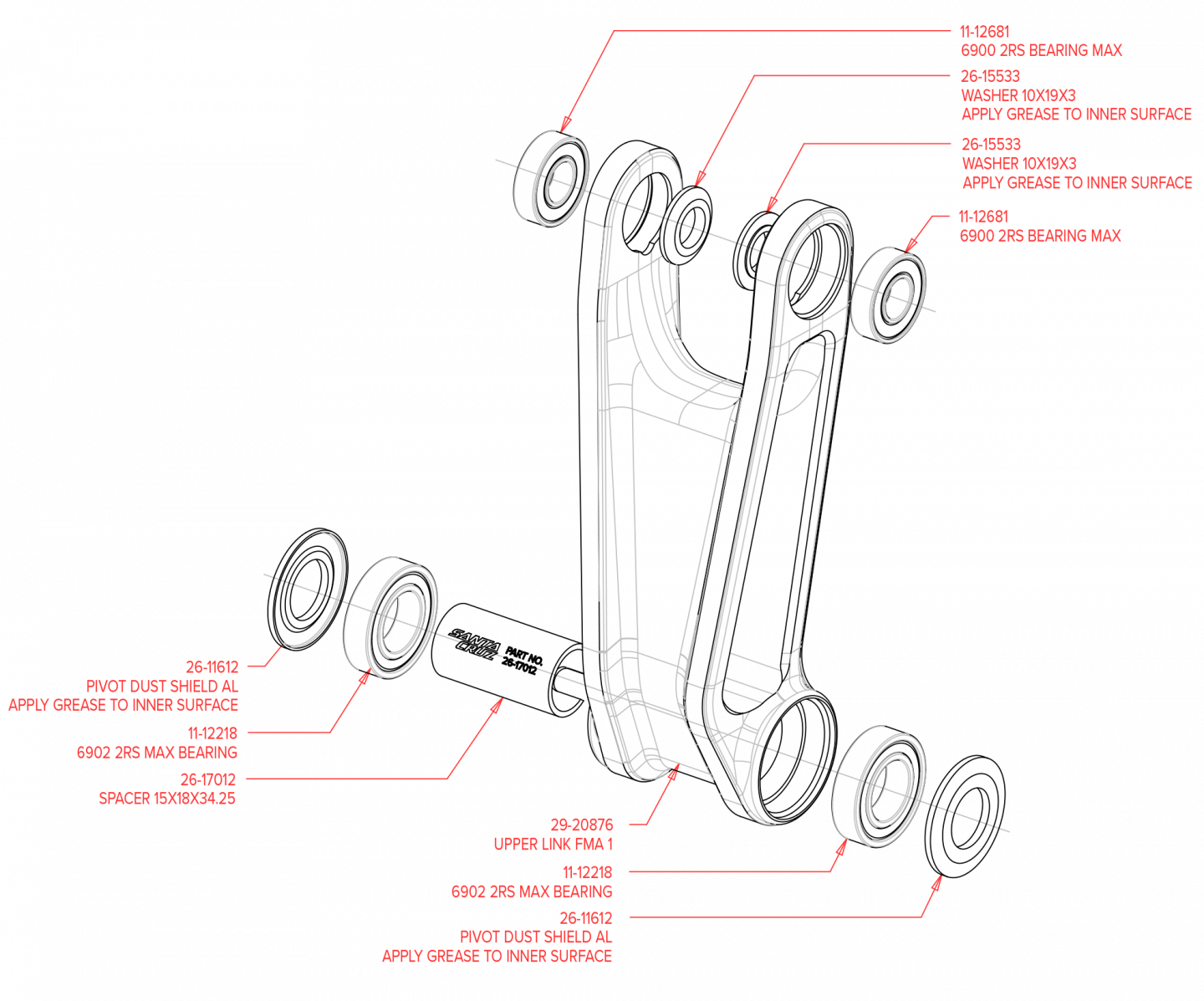 Exploded Diagram of Heckler