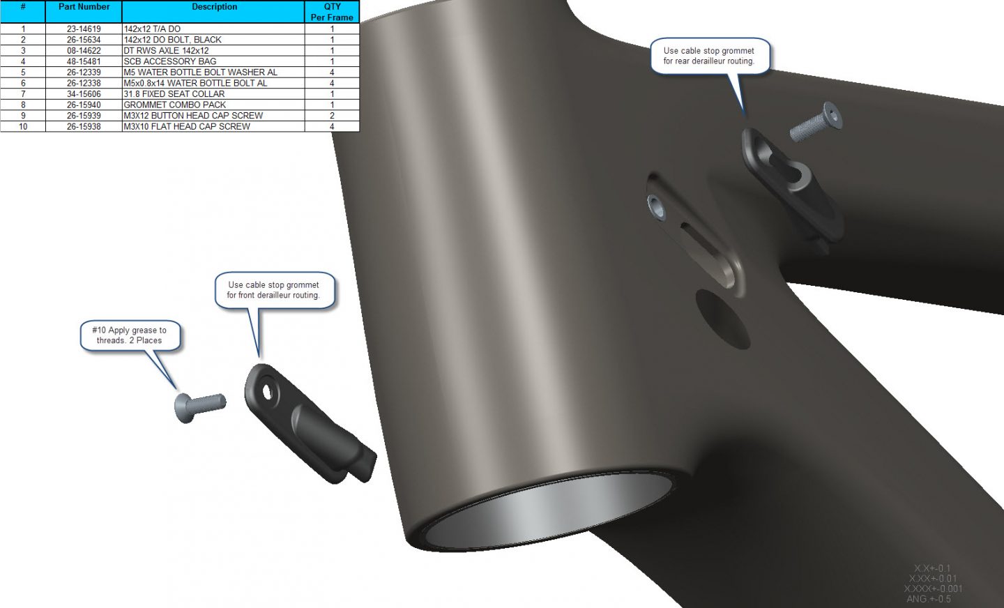 Exploded Diagram of Highball 2c