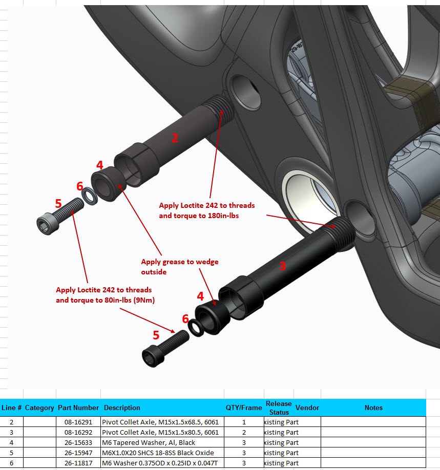 Exploded Diagram of Hightower LT