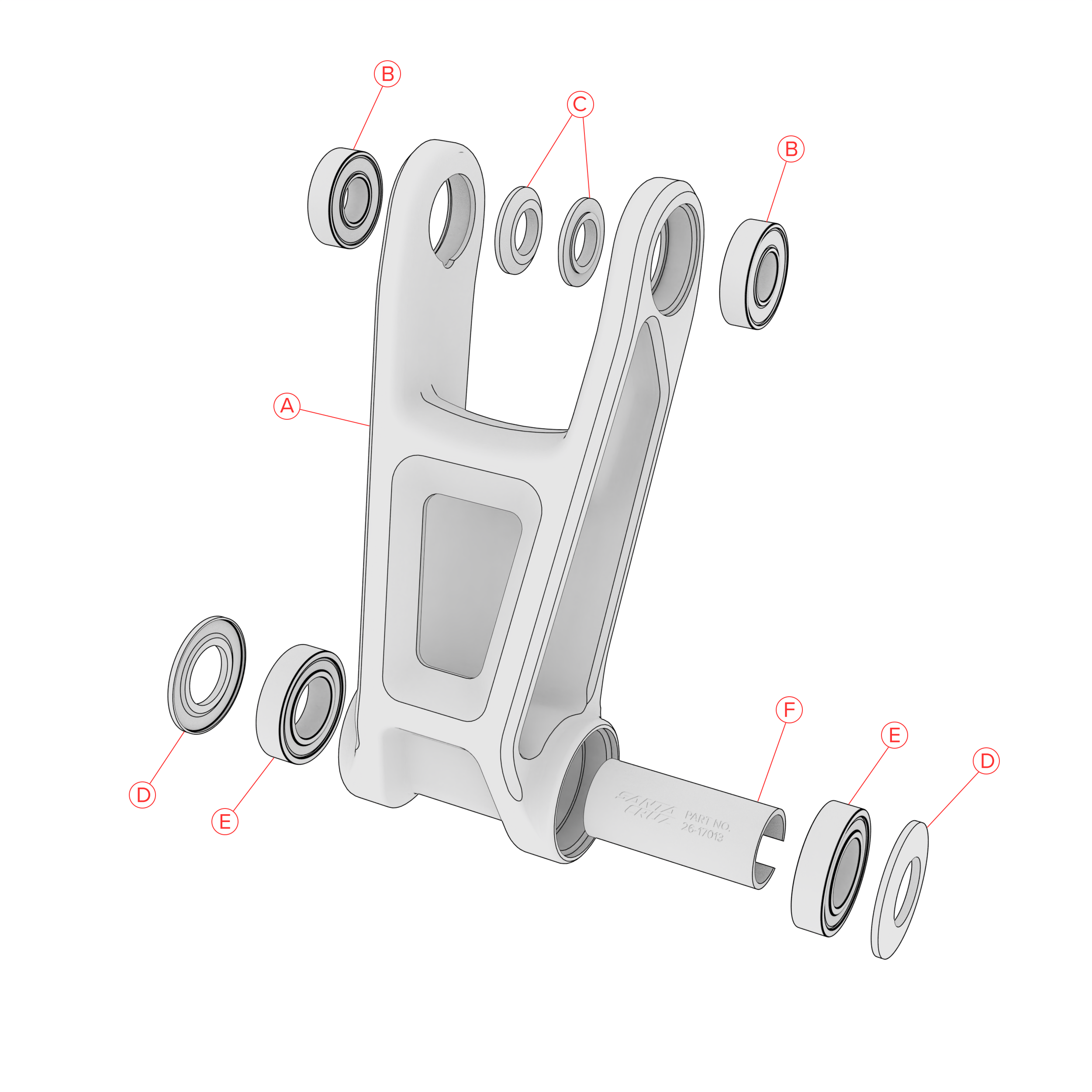 Exploded Diagram of Hightower
