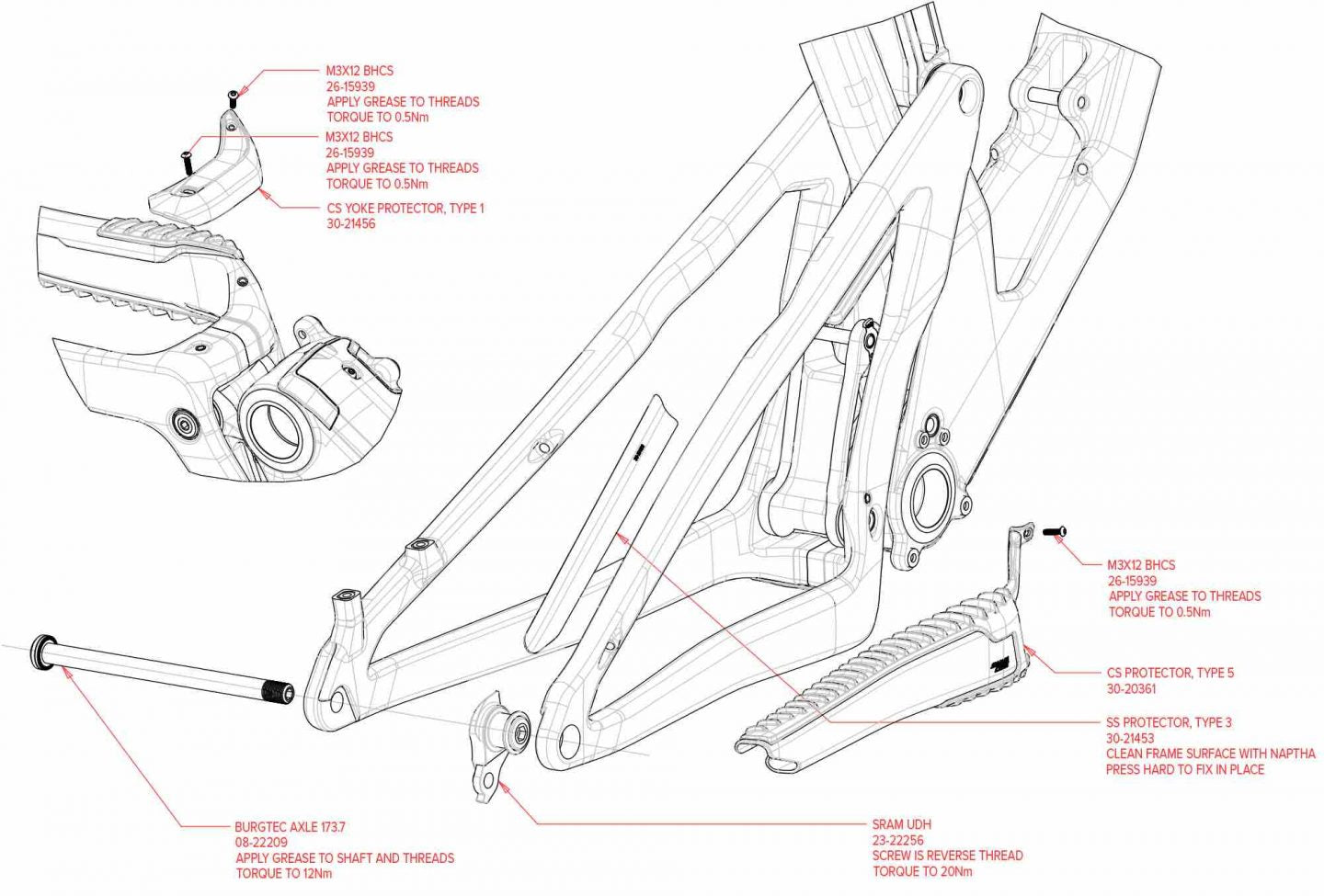 Exploded Diagram of Nomad