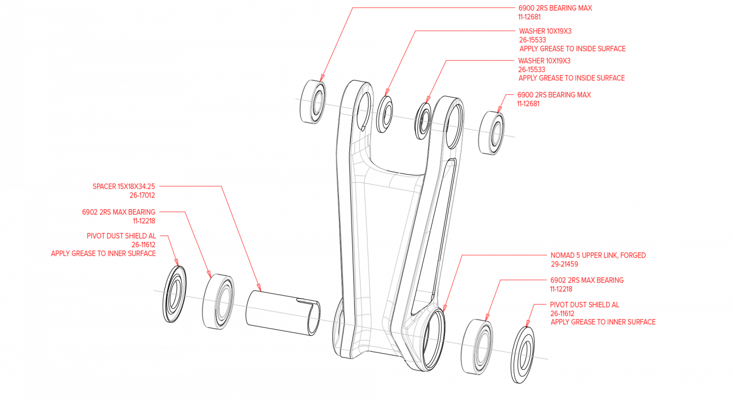 Exploded Diagram of Nomad