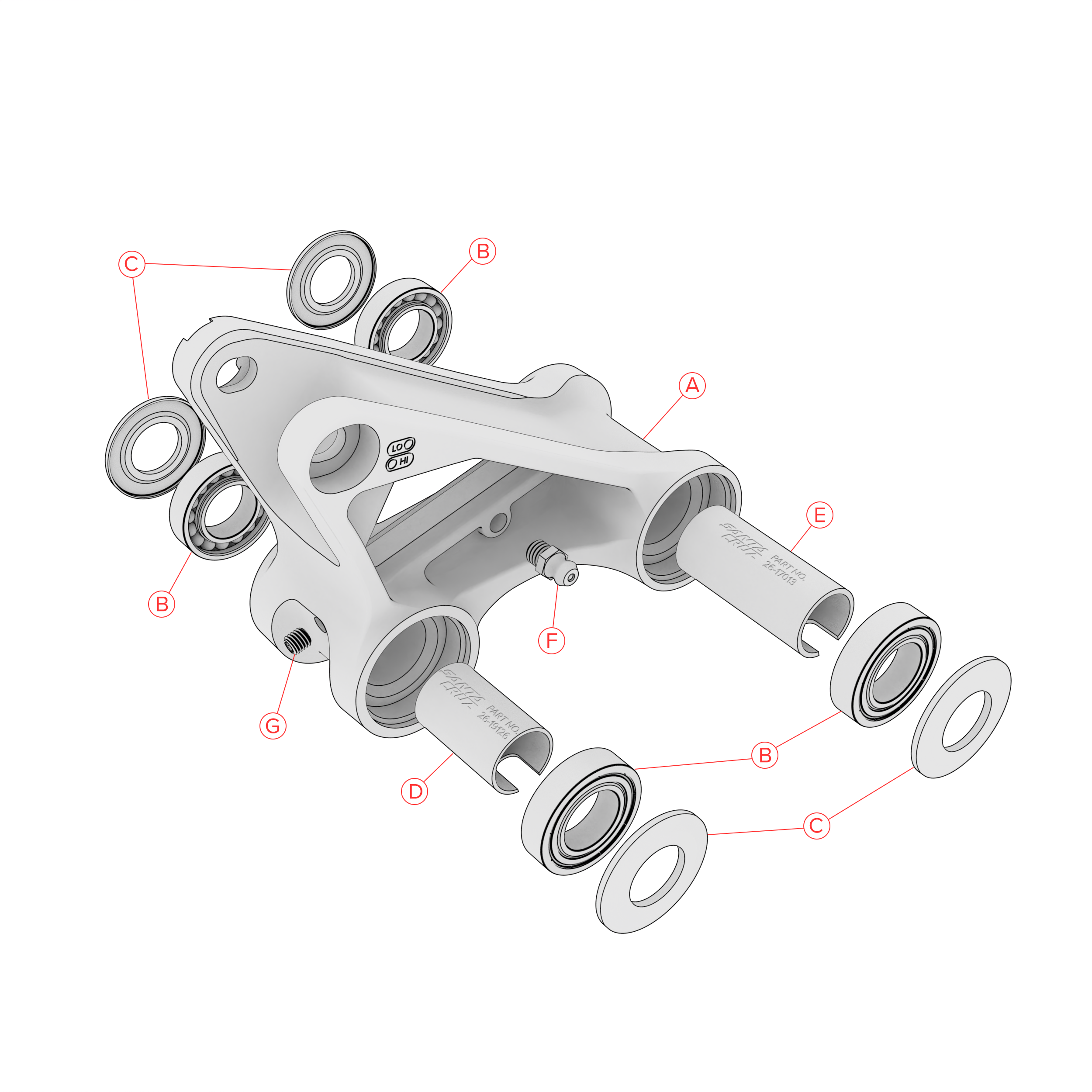 Exploded Diagram of Nomad