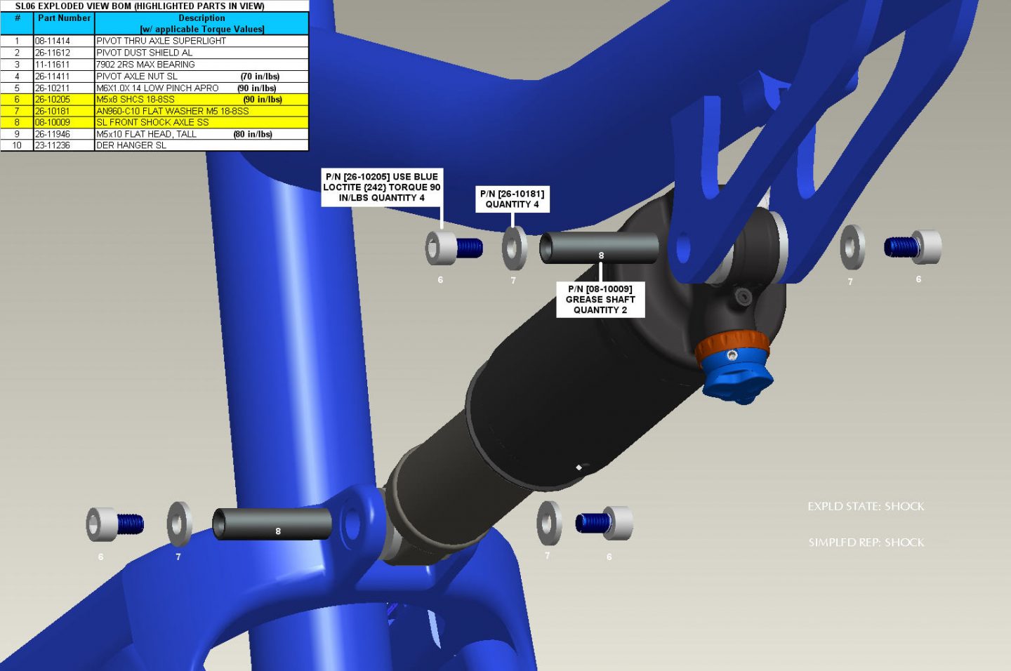 Exploded Diagram of Superlight