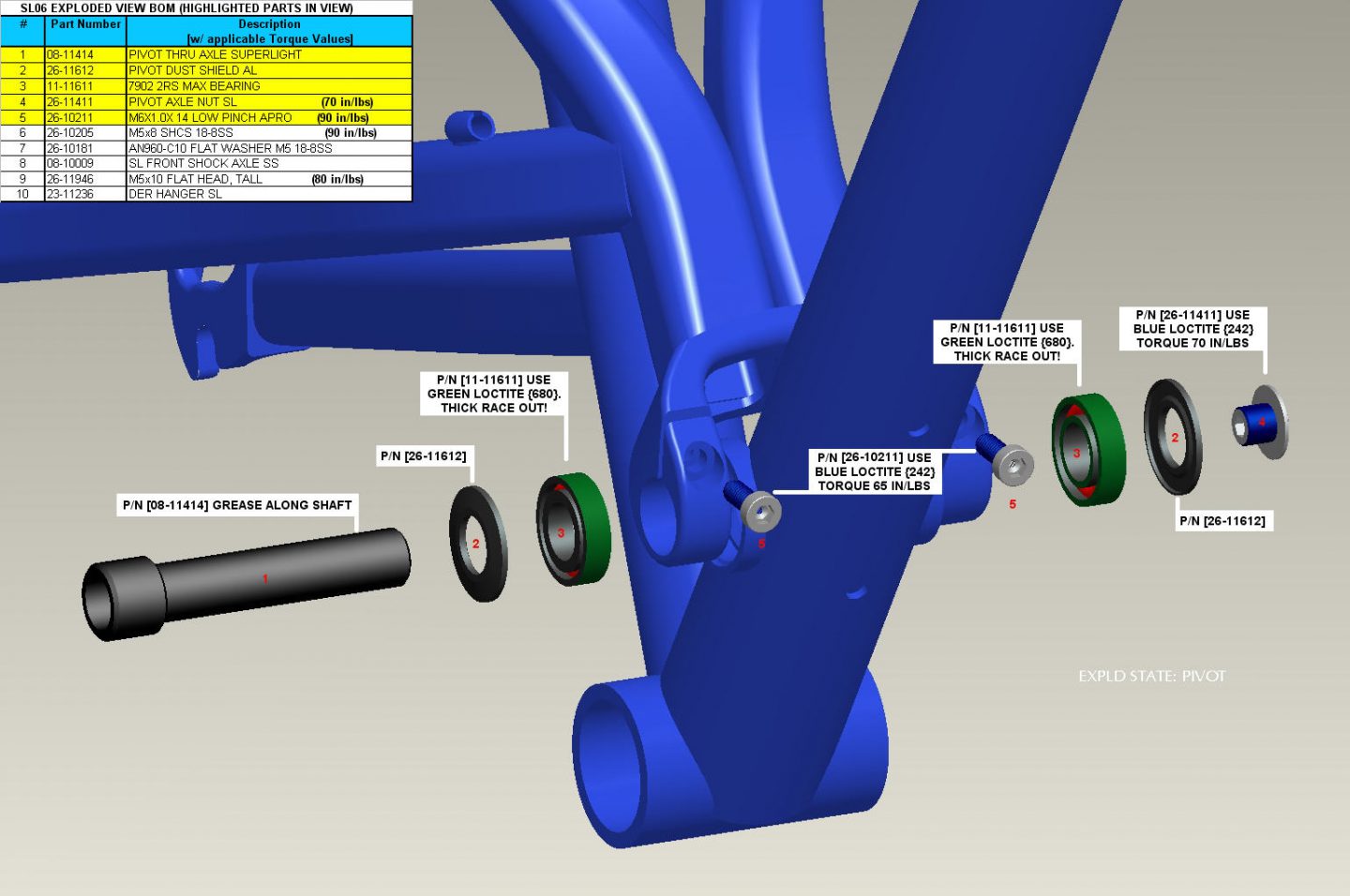 Exploded Diagram of Superlight