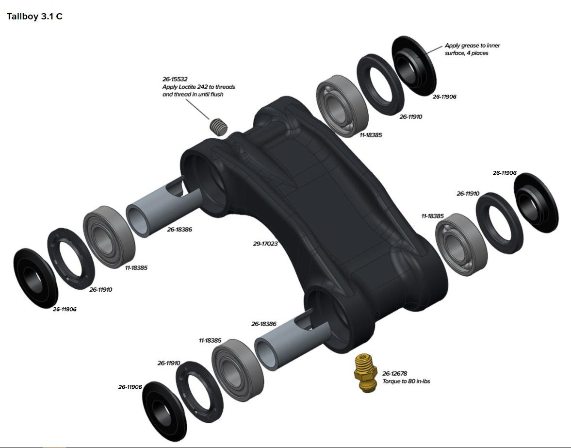 Exploded Diagram of Tallboy