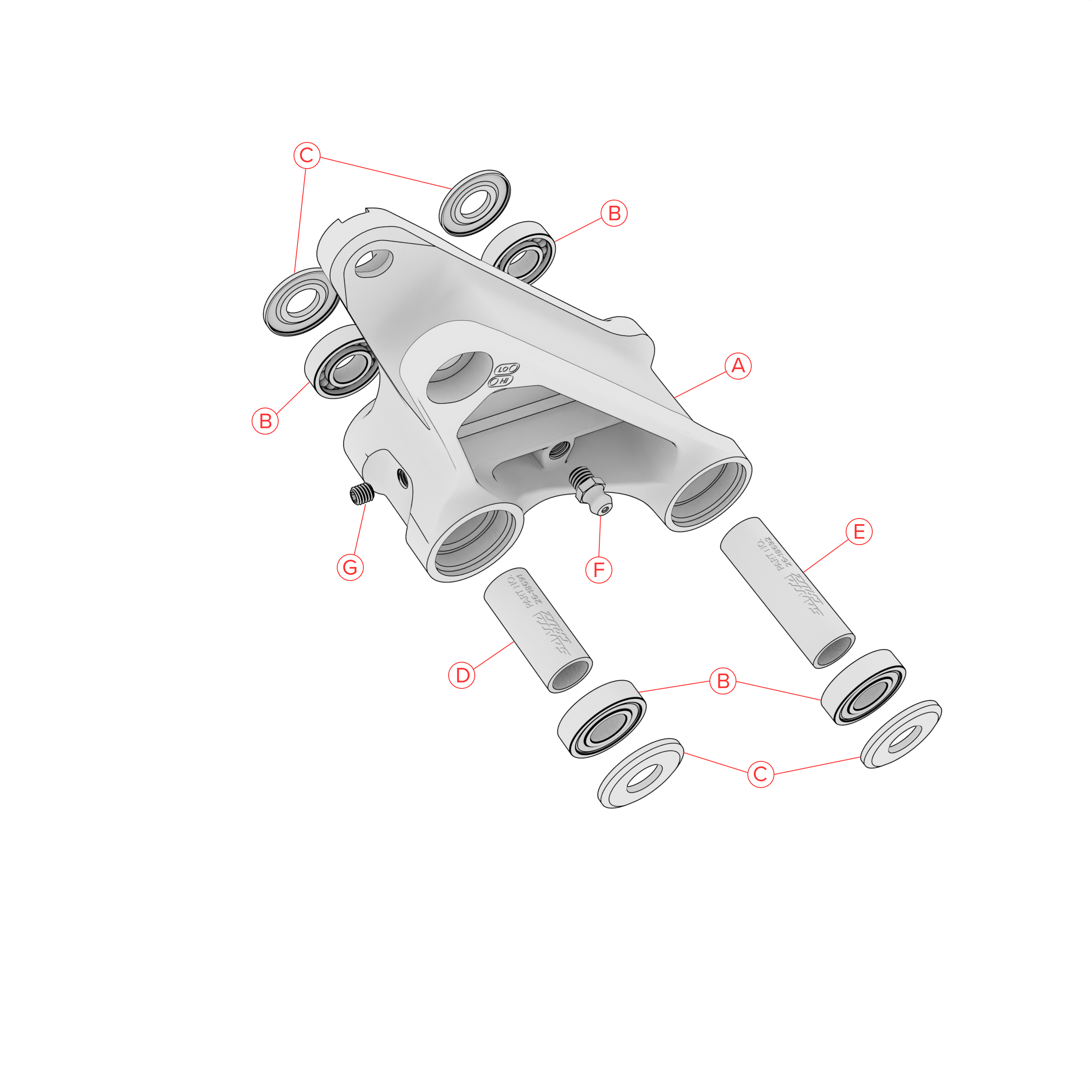 Exploded Diagram of Tallboy