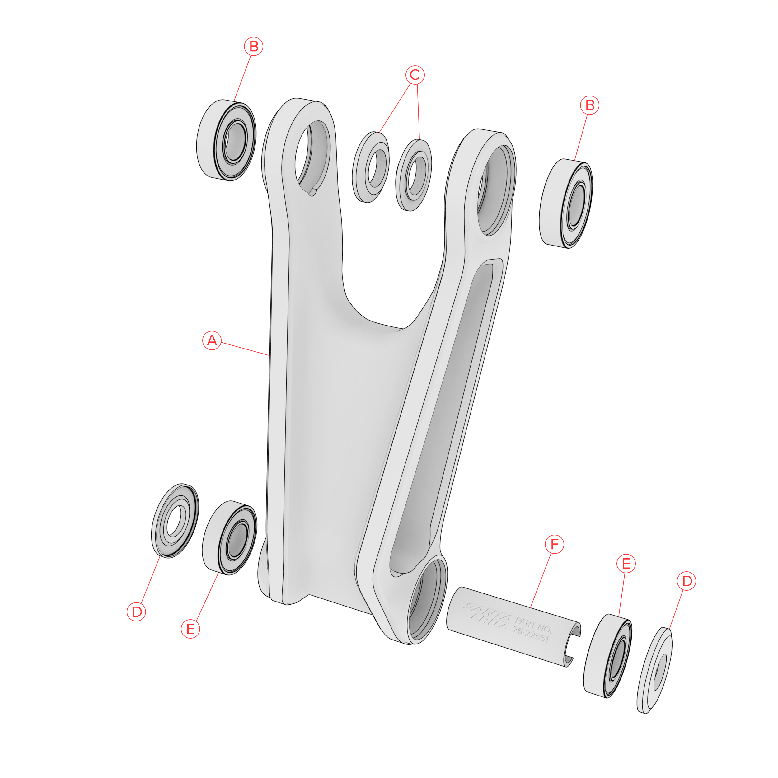 Exploded Diagram of Tallboy