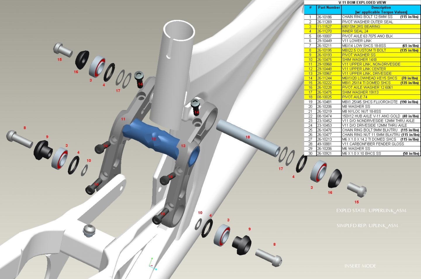 Exploded Diagram of V10