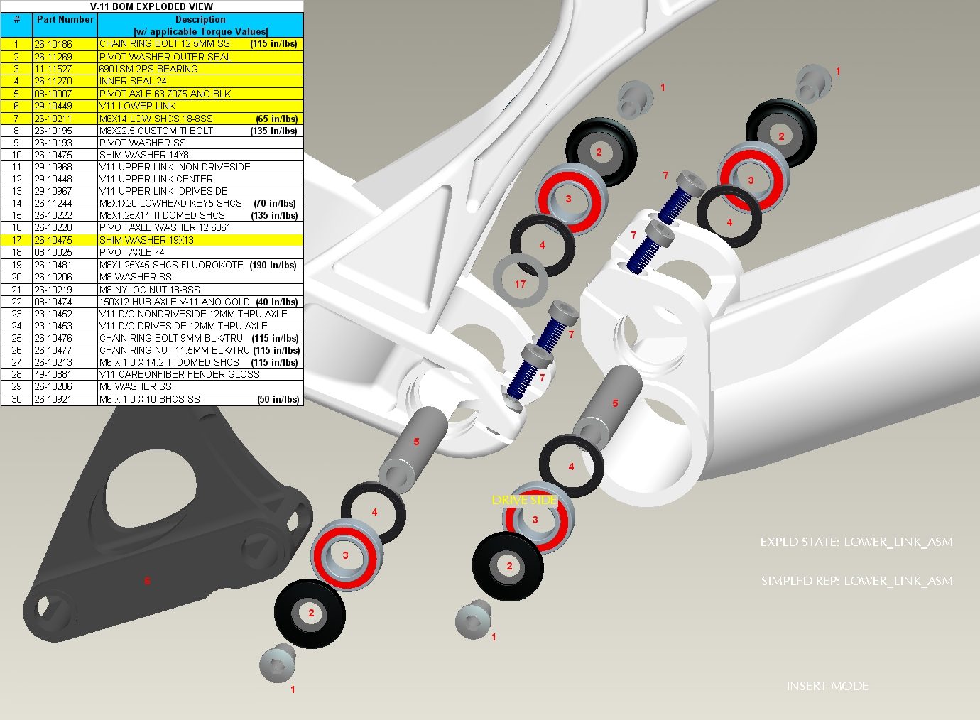 Exploded Diagram of V10
