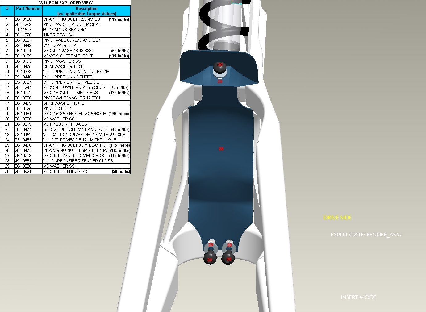 Exploded Diagram of V10