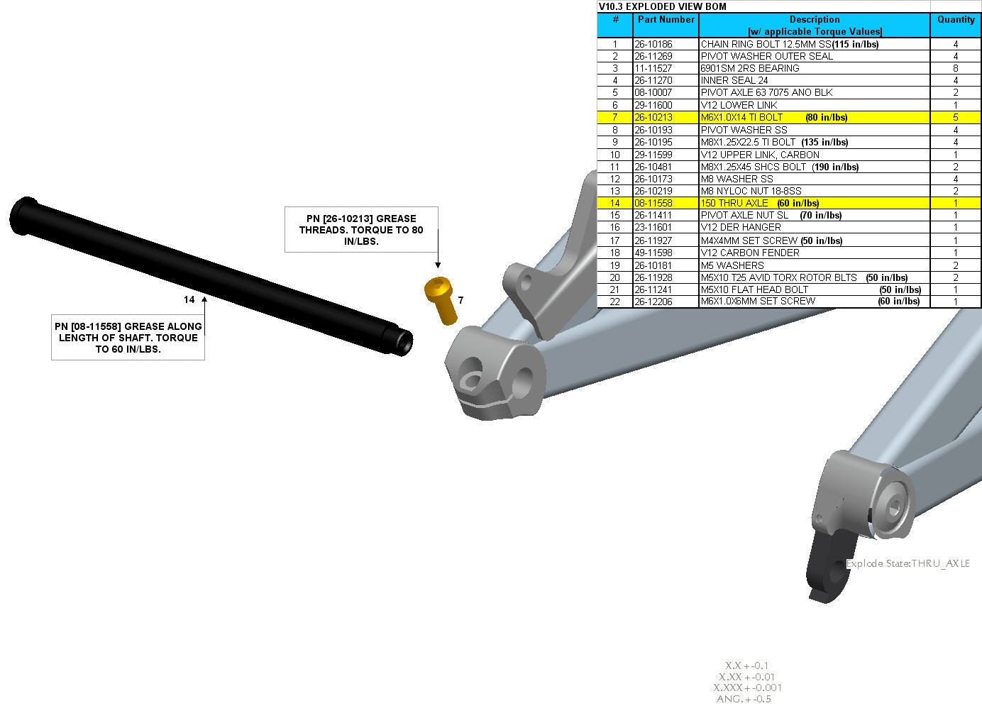 Exploded Diagram of V10