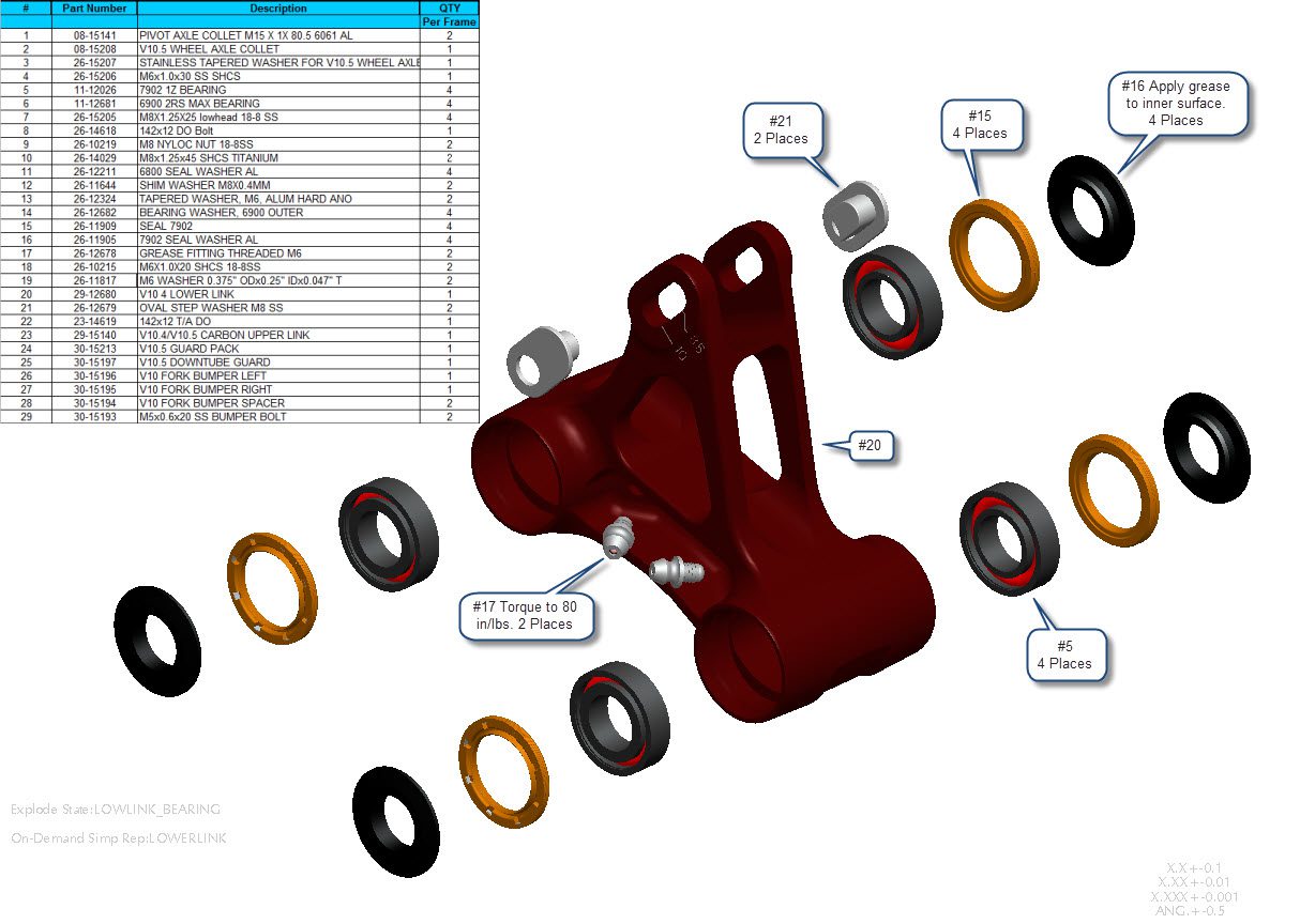 Exploded Diagram of V10
