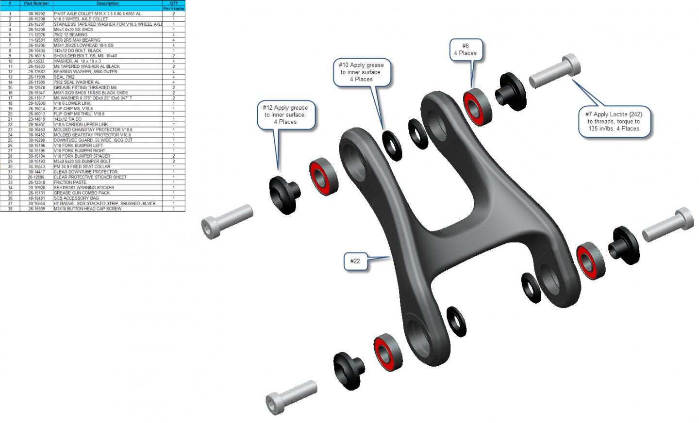 Exploded Diagram of V10