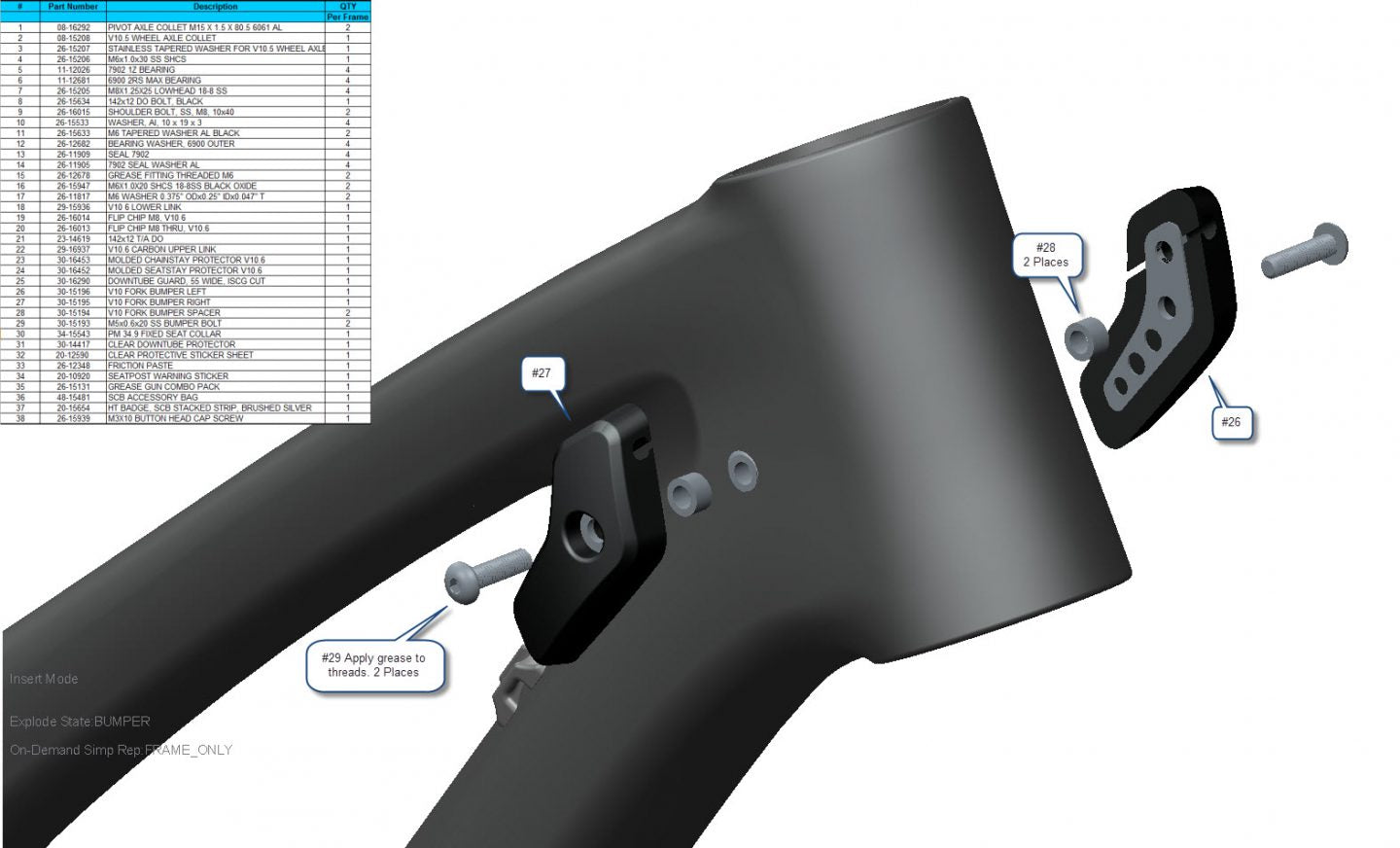 Exploded Diagram of V10