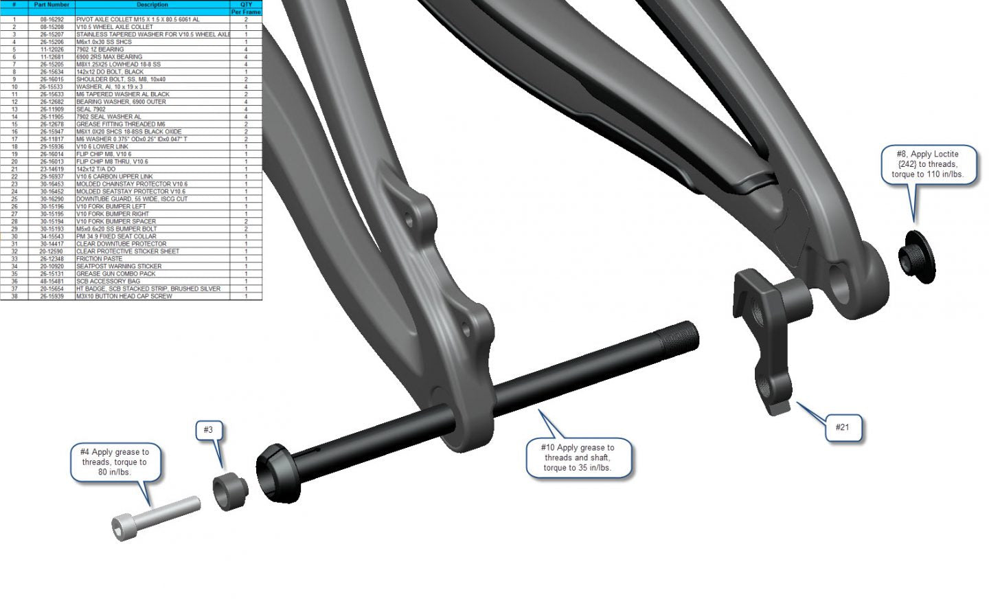 Exploded Diagram of V10
