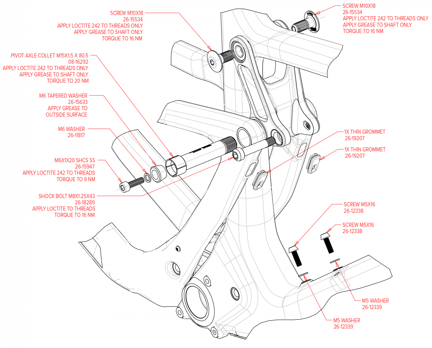 Exploded Diagram of Carbon