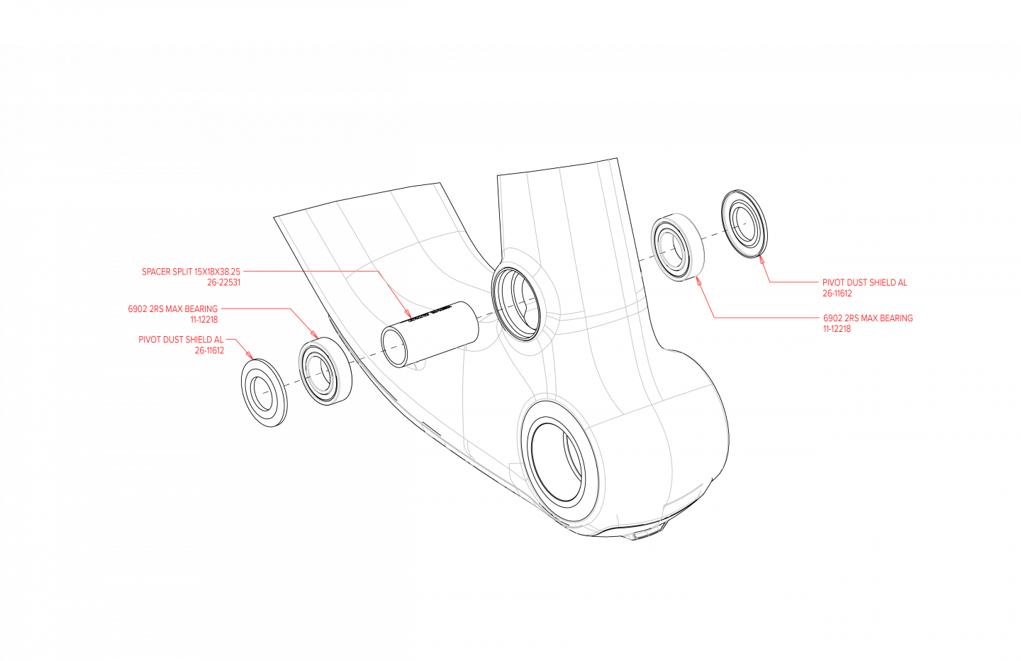 Exploded Diagram of Blur Blur V4