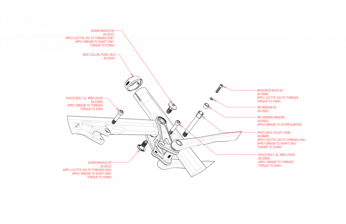 Exploded Diagram of Blur Blur V4