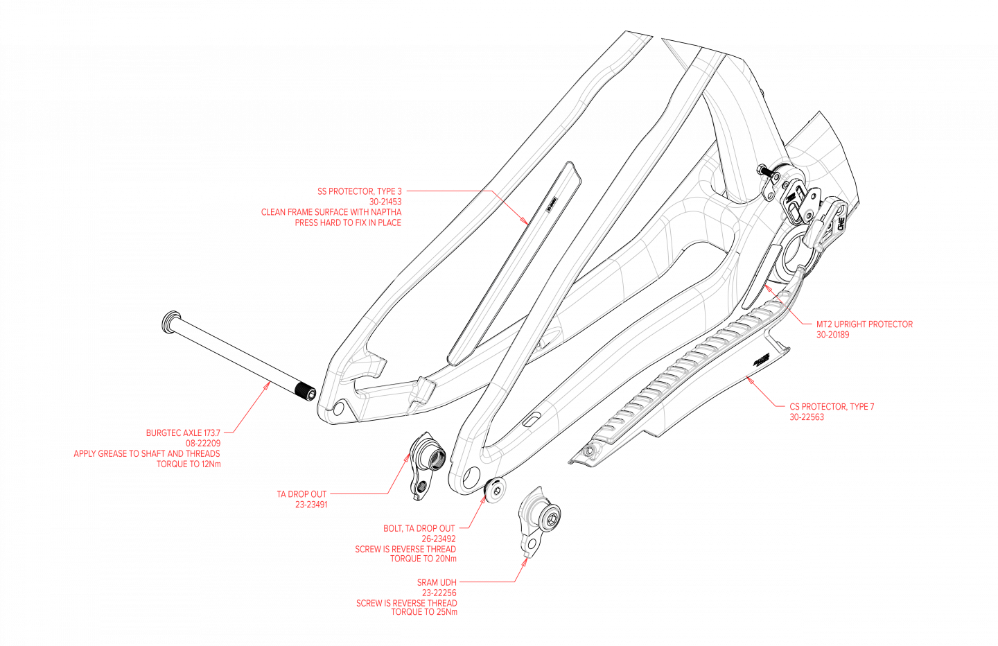 Exploded Diagram of Blur Blur V4