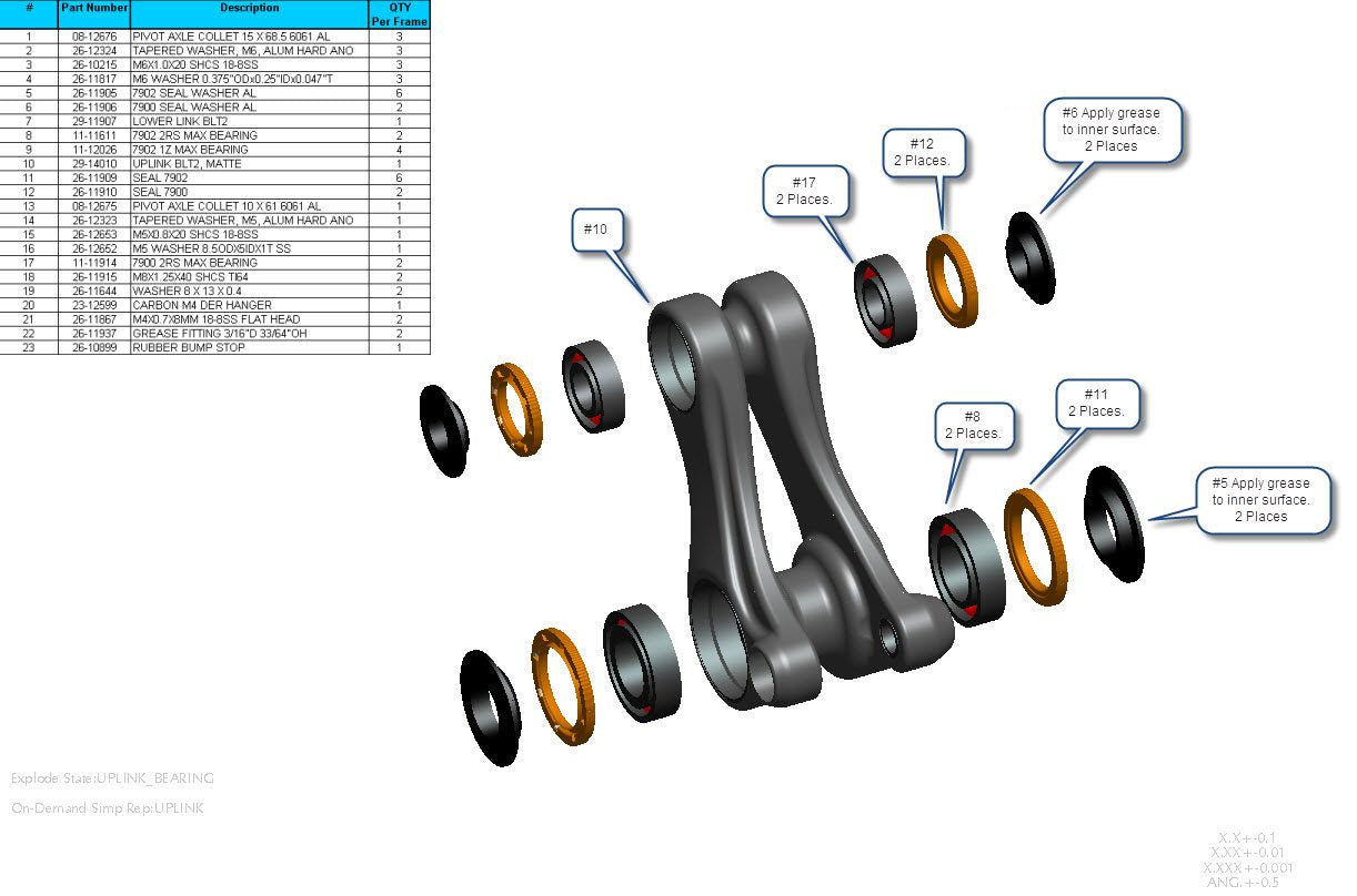 Exploded Diagram of Blur Lt2c