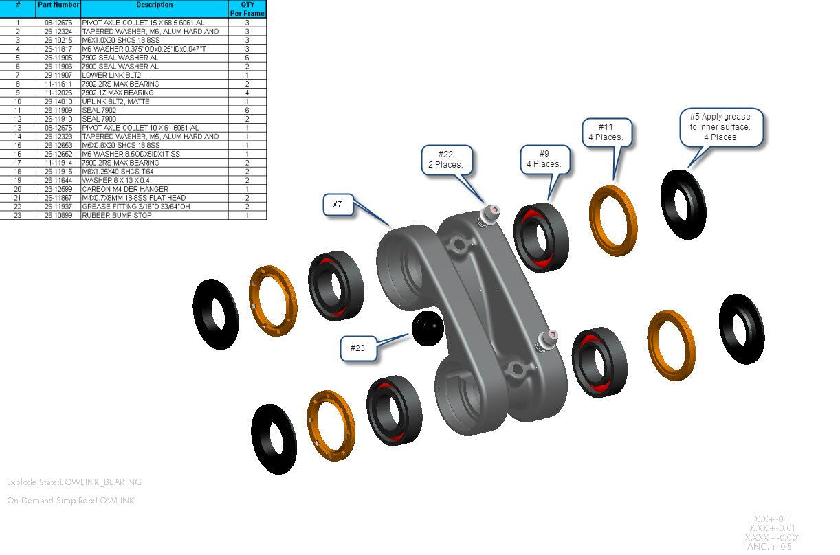 Exploded Diagram of Blur Lt2c