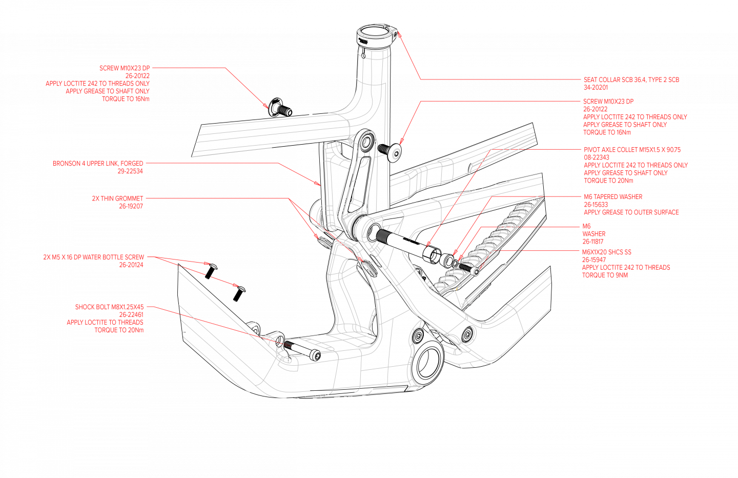 Exploded Diagram of Bronson Carbon