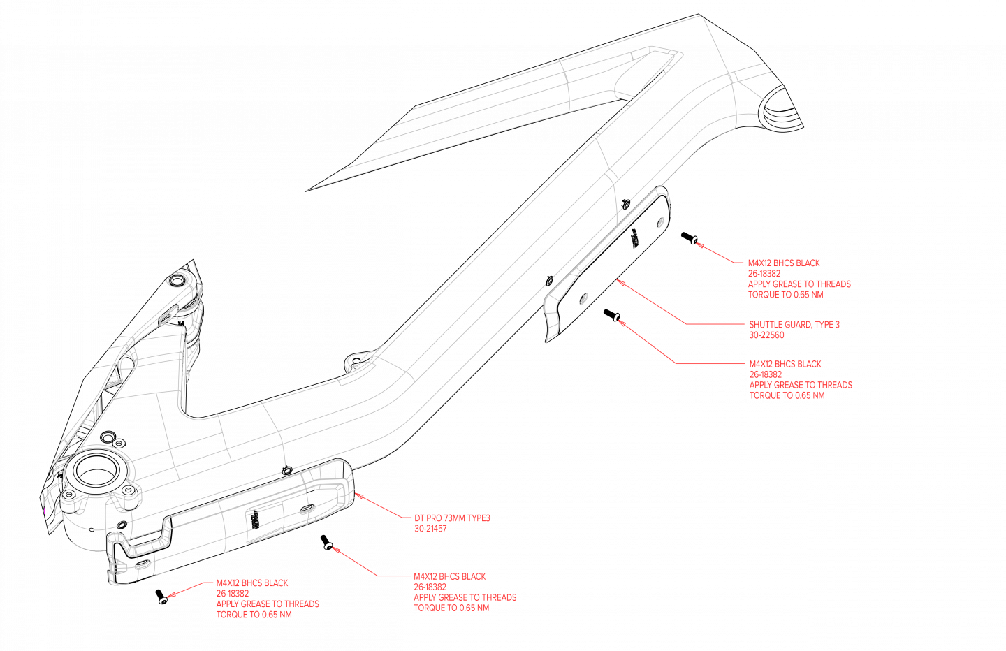 Exploded Diagram of Bronson Carbon