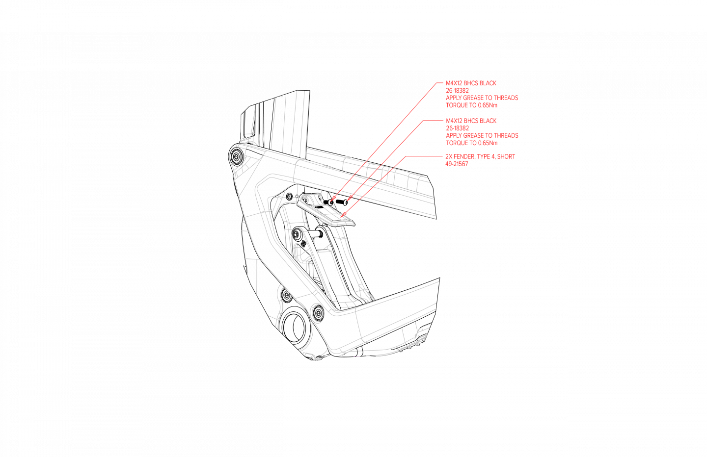 Exploded Diagram of Bronson Carbon