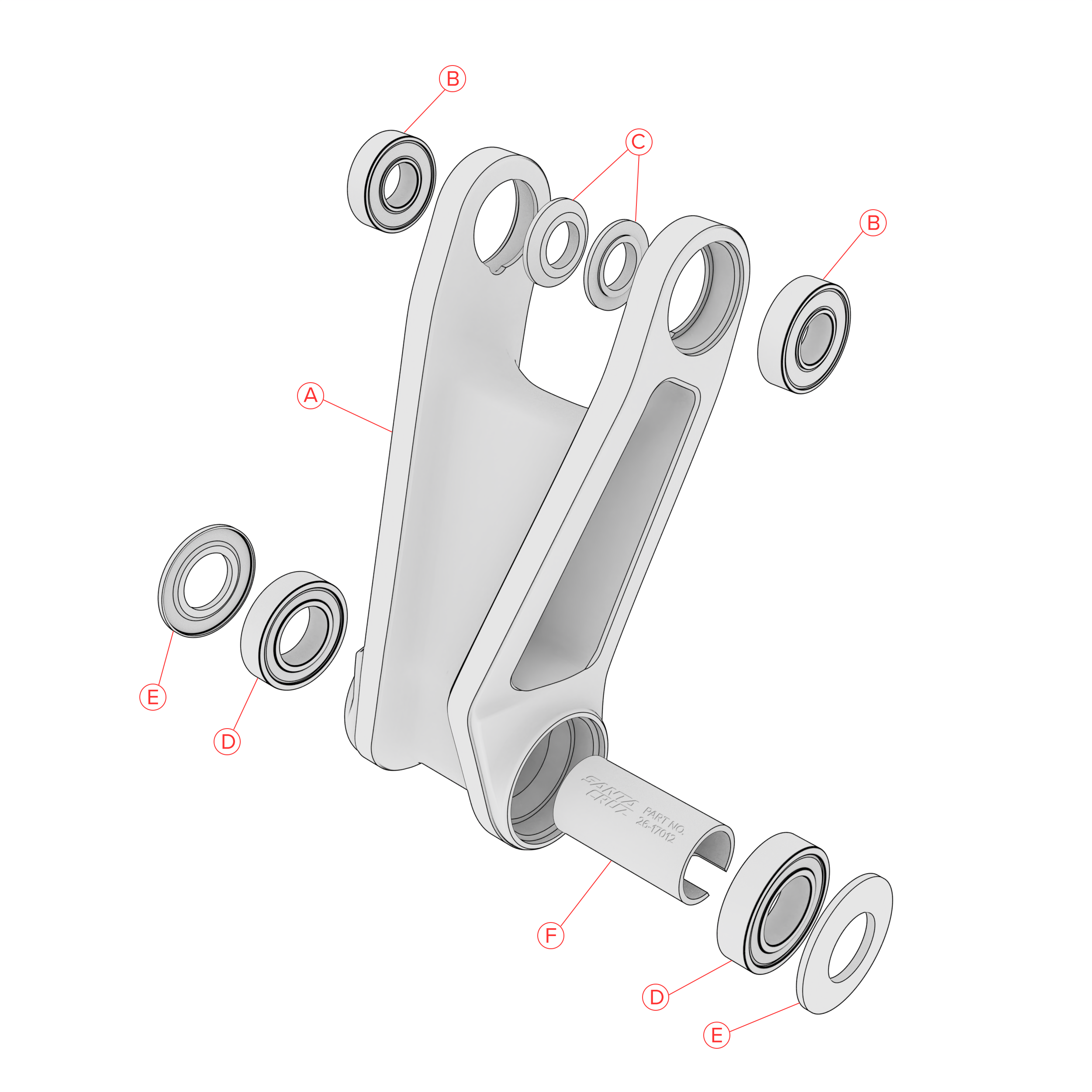 Exploded Diagram of Bronson