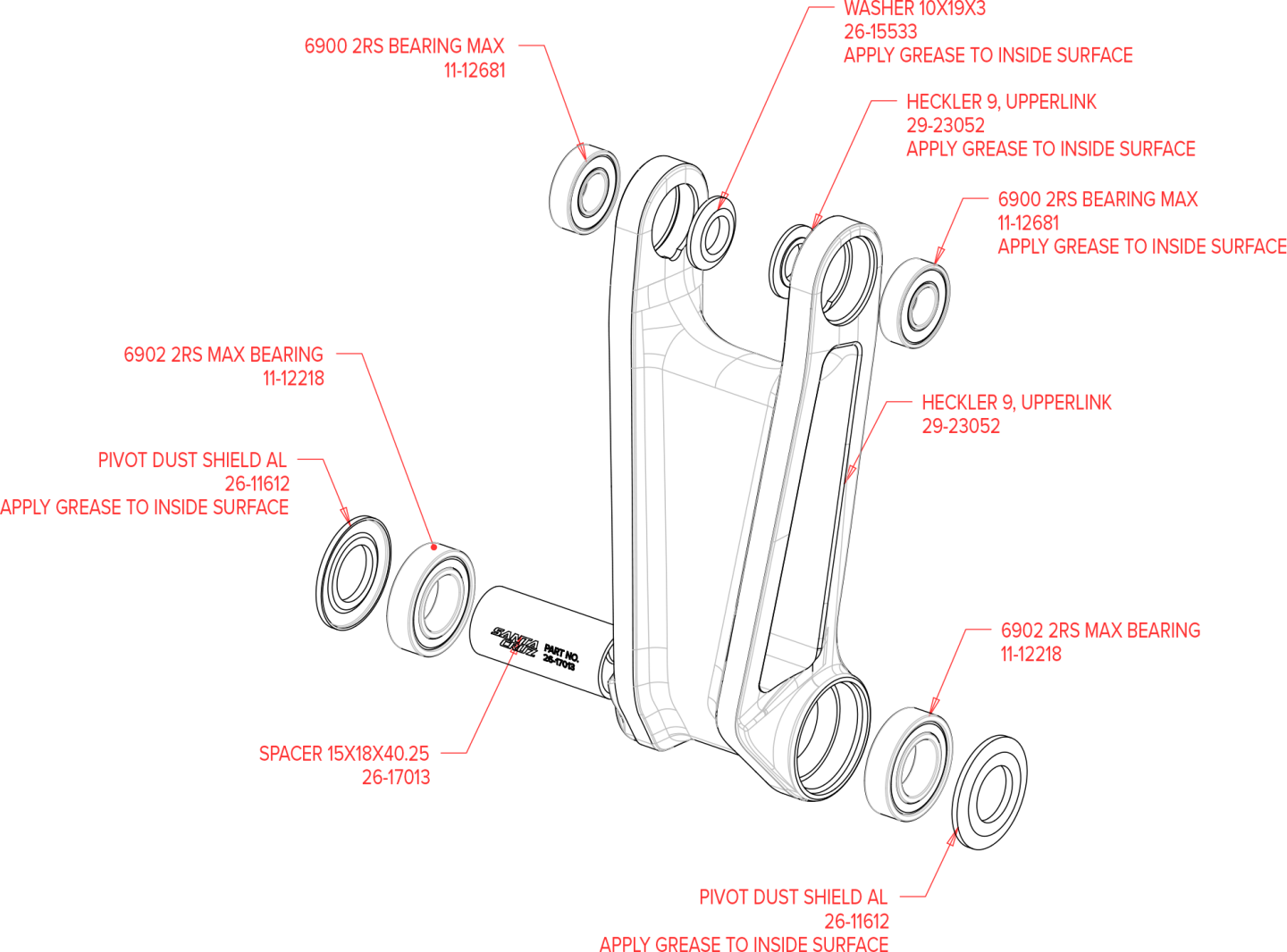 Exploded Diagram of Heckler