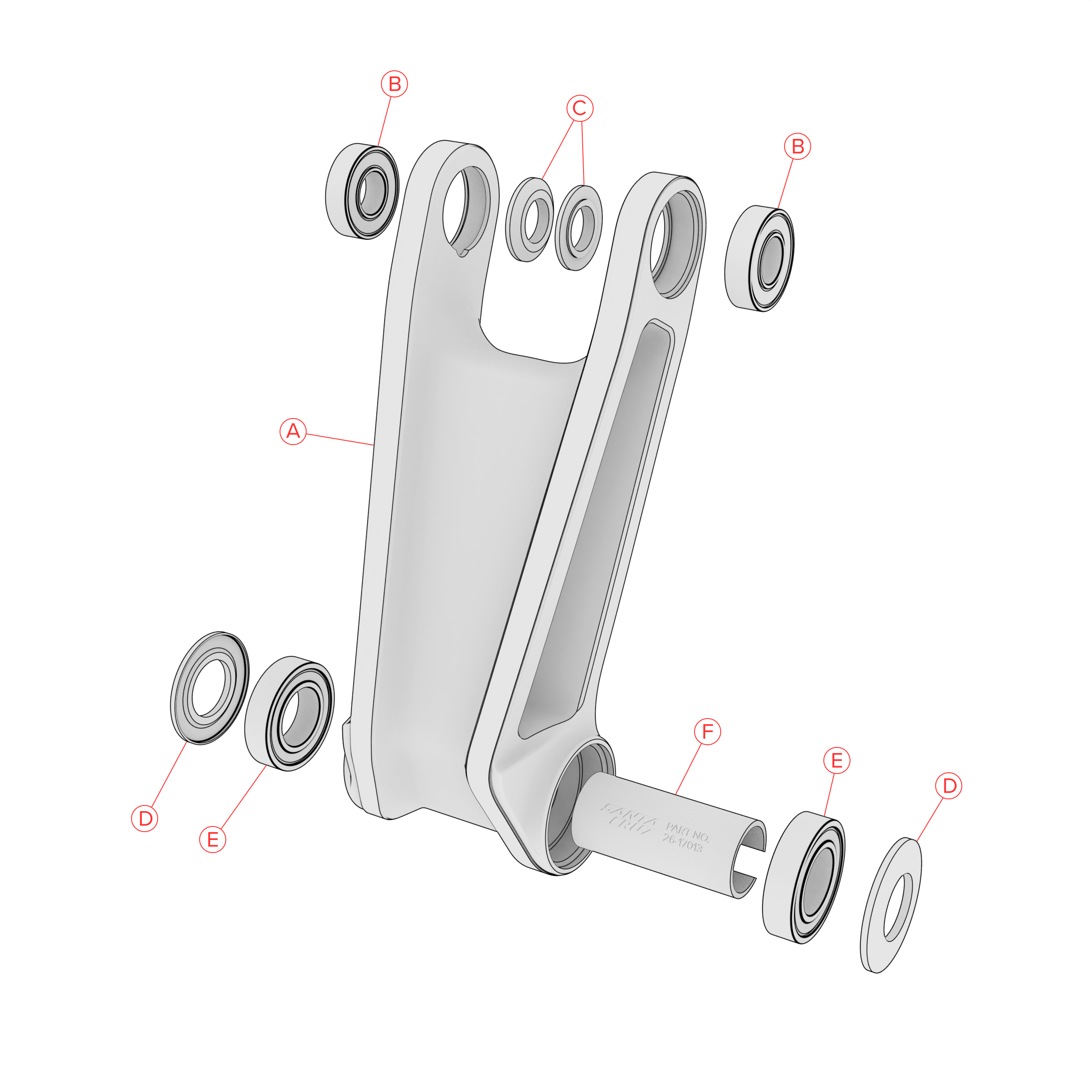 Exploded Diagram of Heckler