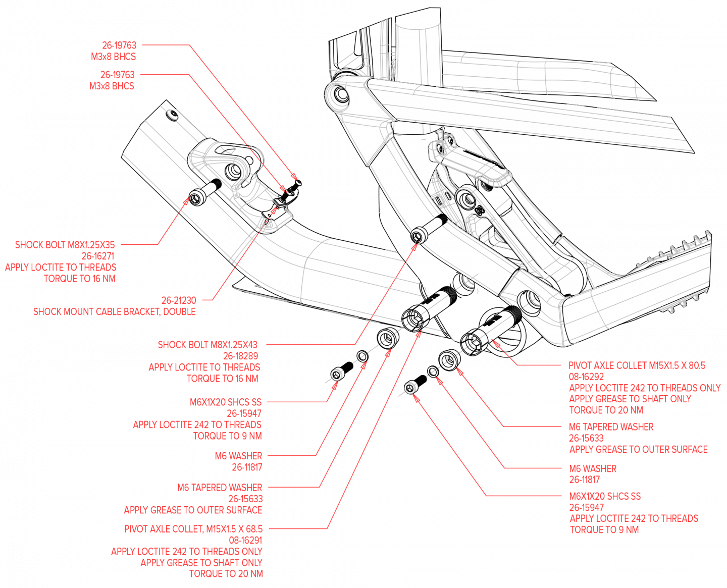 Exploded Diagram of Hightower Aluminum