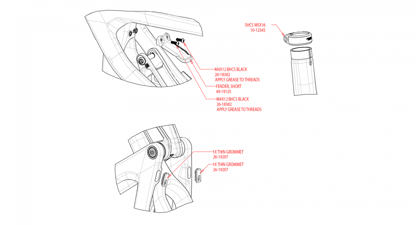 Exploded Diagram of Hightower Carbon