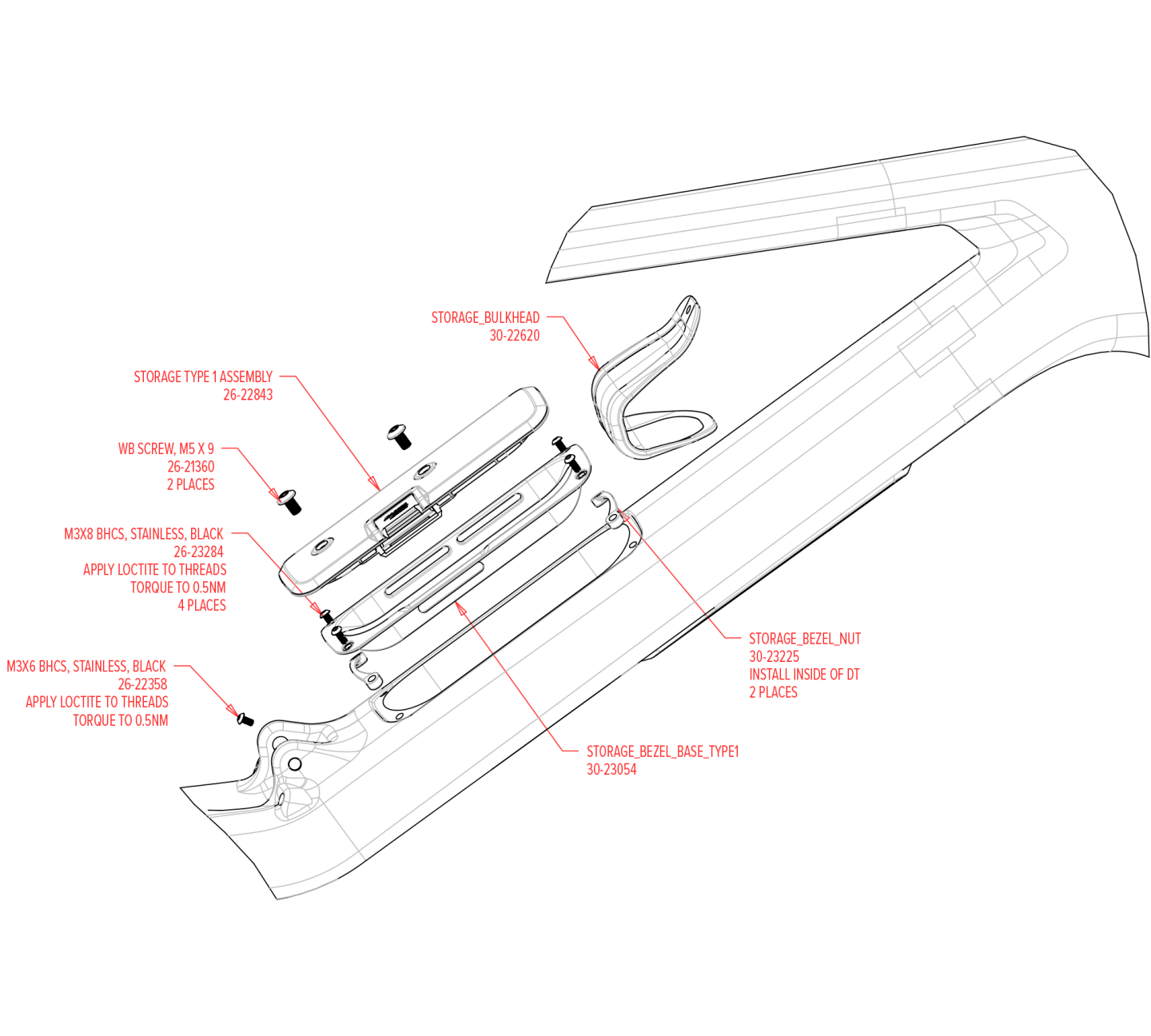 Exploded Diagram of Hightower