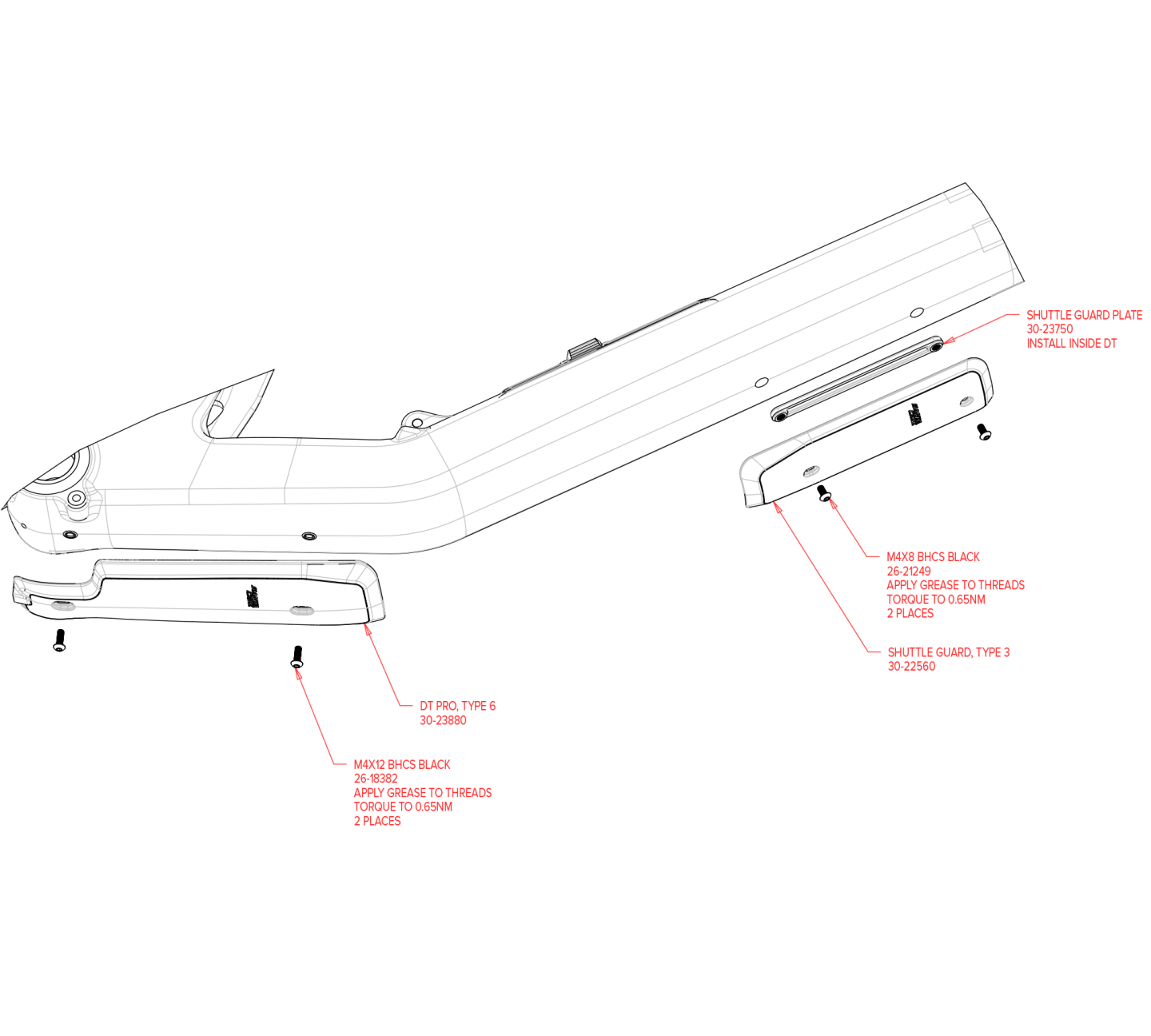 Exploded Diagram of Hightower