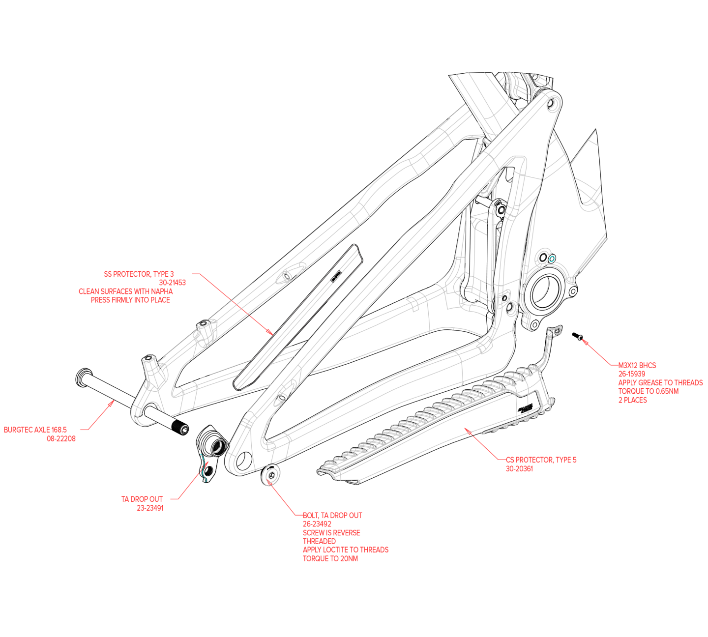 Exploded Diagram of Hightower